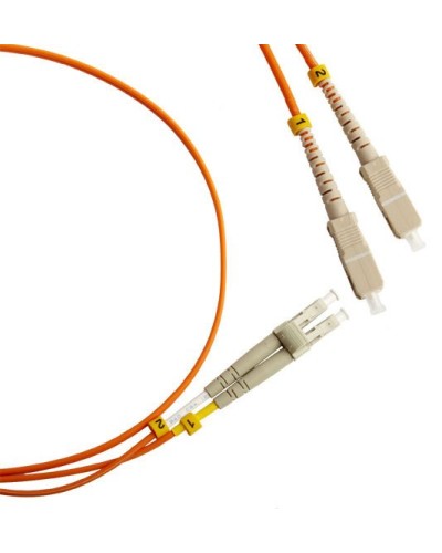 FC-D2-50-LC/PR-SC/PR-H-2M-LSZH-OR. Патч-корд волоконно-оптический LC-SC. Hyperline в Якутске