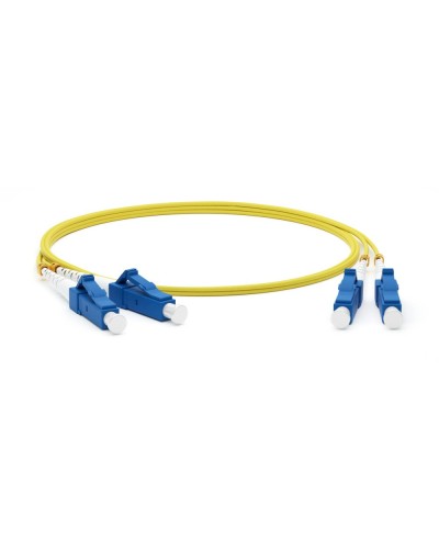 FC-D2-9-LC/UR-LC/UR-H-10M-LSZH-YL. Патч-корд волоконно-оптический одномодовый. Hyperline в Якутске