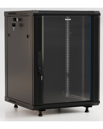 TWB-FC-1545-GP-RAL9004. Шкаф телекоммуникационный 19 настенный 15U. Hyperline в Якутске