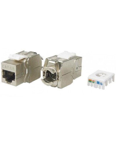 KJ8-8P8C-C6A-180-TLS-SH-F-WH. Вставка Keystone Jack RJ-45. Hyperline в Якутске
