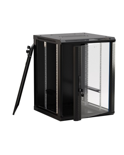 TWB-0445-GP-RAL9004. Шкаф телекоммуникационный 19 настенный 4U. Hyperline в Якутске
