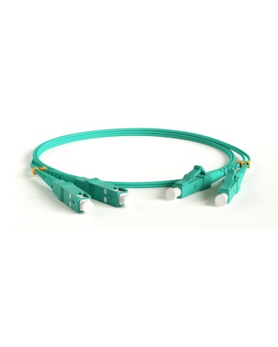 FC-D2-503-LC/PR-SC/PR-H-2M-LSZH-AQ. Патч-корд волоконно-оптический многомодовый. Hyperline в Якутске