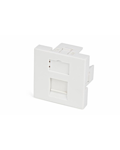SIP2-1K-M45-45. Вставка 45х45 для 1 модуля формата Keystone Jack, со шторкой. Hyperline в Якутске