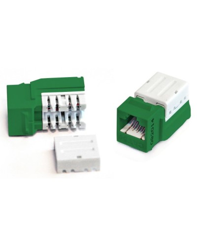 KJNE-8P8C-C5e-90-GN. Вставка Keystone Jack RJ-45. Hyperline в Якутске