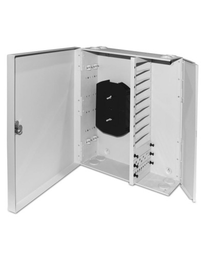 FO-WBX-12xSLT-W140H42-96UN-GY. Кросс оптический настенный. Hyperline в Якутске