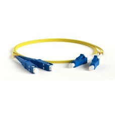 FC-D2-9-SC/UR-SC/UR-H-2M-LSZH-YL. Патч-корд волоконно-оптический SC-SC. Hyperline