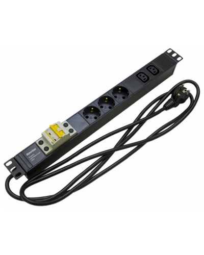 SHE19-3SH-2IEC-B-2.5EU. Блок розеток 19. Hyperline в Якутске