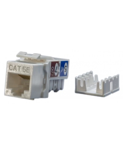 KJ9-8P8C-C5e-90-WH. Вставка Keystone Jack RJ-45. Hyperline в Якутске