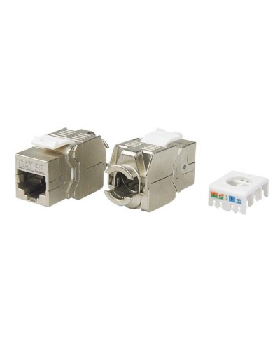 KJ8-8P8C-C5e-180-TLS-SH-F-WH. Вставка Keystone Jack RJ-45. Hyperline в Якутске