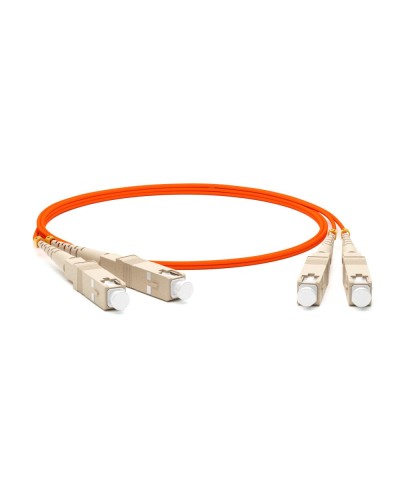 FC-D2-62-SC/PR-SC/PR-H-2M-LSZH-OR. Патч-корд волоконно-оптический многомодовый. Hyperline в Якутске