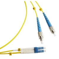 FC-D2-9-FC/UR-LC/UR-H-3M-LSZH-YL. Патч-корд волоконно-оптический FC/UPC-LC/UPC. Hyperline