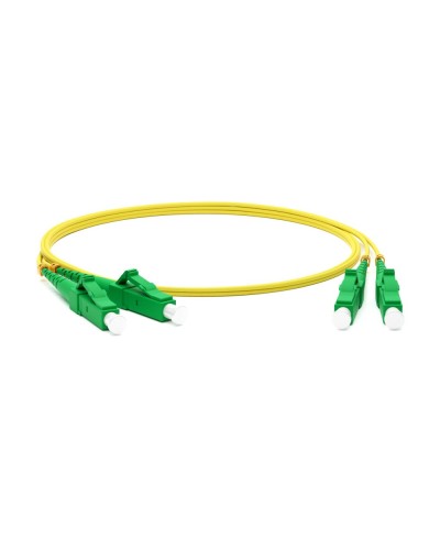 FC-D2-9-LC/AR-LC/AR-H-2M-LSZH-YL. Патч-корд волоконно-оптический одномодовый. Hyperline в Якутске