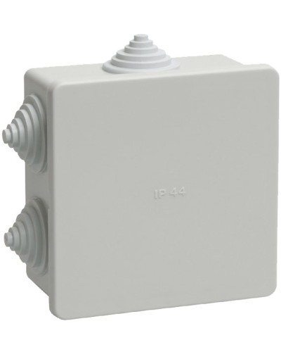Коробка распаячная КМ41235 85х85х40 открытой проводки IP44 6 гермовводов серая (UKO11-085-085-040-K41-44). Коробка распаячная безгалогенная (HF). IEK в Якутске