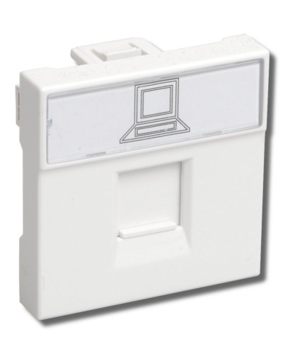 РКИ-20-00-П RJ-45 UTP белая (CKK-40D-RI2-K01). Розетка информационная 2 модуля ПРАЙМЕР. IEK в Якутске