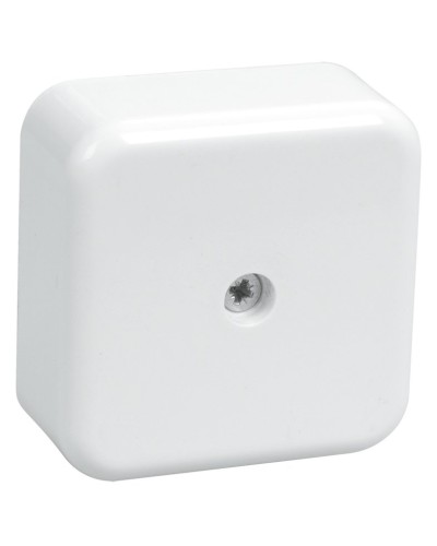 Коробка распаячная КМ41206-01 50х50х20 открытой проводки (4 клеммы 3 мм²) белая (UKO10-050-050-020-K01). Коробка распаячная безгалогенная (HF). IEK в Якутске