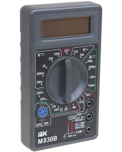Мультиметр цифровой Universal M830B (TMD-2B-830). Мультиметр цифровой. IEK в Якутске