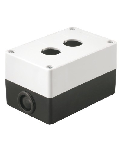 Корпус КП102 для кнопок 2 места белый (BKP10-2-K01). Корпус для кнопочных постов. IEK в Якутске