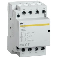 Контактор модульный КМ25-40М AC/DC (MKK21-25-40). Контактор модульный. IEK