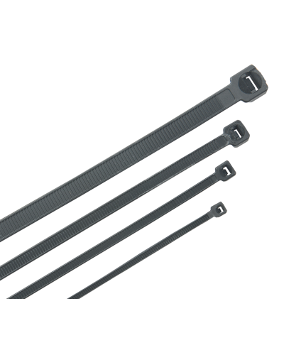 HKB-W48-L200 (100 шт). Хомут кабельный ХКн 4,8х200мм нейлон черный. ITK в Якутске