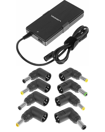 Блок питания Ippon S65U автоматический 65W 15V-19.5V 11-connectors 3.5A 1xUSB 2.1A, LED индикатор (651781). Блок питания. Ippon в Якутске
