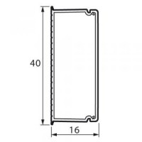 Мини-канал 40x16 мм METRA (638194): Короб