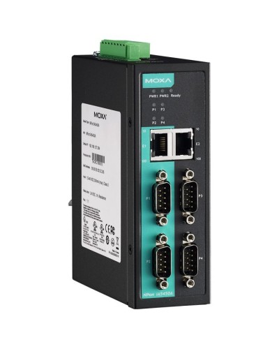 NPort IA5450A. 4-портовый усовершенствованный преобразователь. MOXA в Якутске