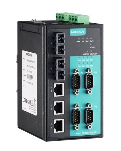 NPort S8455I-SS-SC. 4-портовый преобразователь. MOXA в Якутске