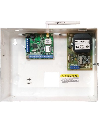 NV 1010c. Устройство оконечное объектовое приемно-контрольное c GSM коммуникатором. NAVIgard в Якутске
