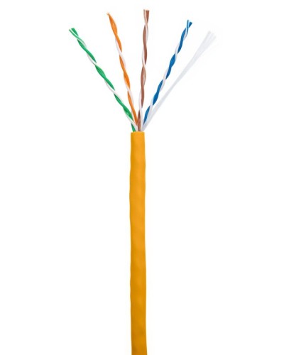 U/UTP 4pair, Cat5e, In, LSZH (EC-UU004-5E-LSZH-OR). Кабель «витая пара» (LAN) для структурированных систем связи. NETLAN в Якутске