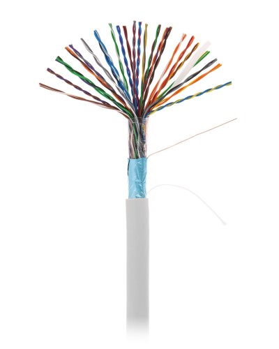F/UTP 25pair, Cat5, In, PVC (EC-UF025-5-PVC-GY-3). Кабель «витая пара» (LAN) для структурированных систем связи. NETLAN в Якутске