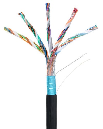 F/UTP 25pair, Cat5, Out, PE (EC-UF025-5-PE-BK-3). Кабель «витая пара» (LAN) для структурированных систем связи. NETLAN в Якутске