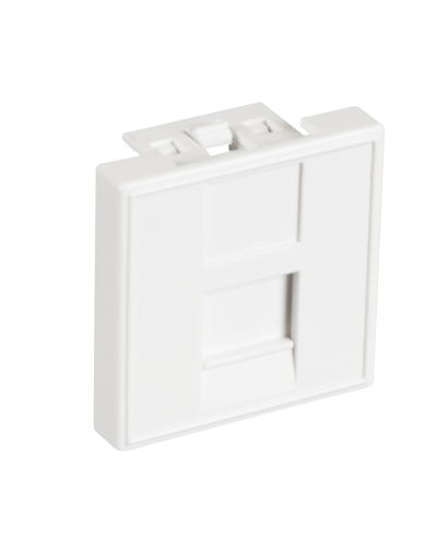 EC-IMF-1-WT-10 (10шт). Вставка 45x45 (Mosaic) для 1 модуля Keystone Jack. NETLAN в Якутске