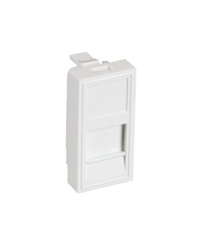 EC-IMH-1-WT-10 (10шт). Вставка 45x45 (Mosaic) для 1 модуля Keystone Jack. NETLAN в Якутске