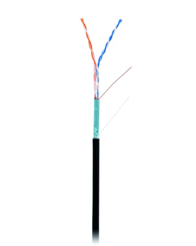 F/UTP 2pair, Cat5, Out, PE (EC-UF002-5-PE-BK). Кабель «витая пара» (LAN) для структурированных систем связи. NETLAN в Якутске