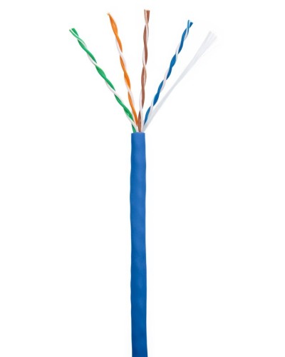 U/UTP 4pair, Cat5e, In, PVC (EC-UU004-5E-PVC-BL). Кабель «витая пара» (LAN) для структурированных систем связи. NETLAN в Якутске