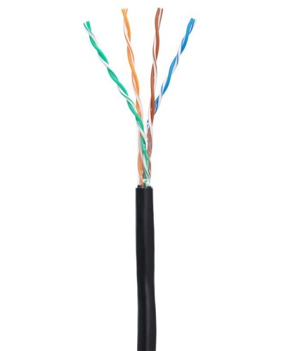 U/UTP 4pair, Cat5е, Out, PE (EC-UU004-5E-PE-BK). Кабель «витая пара» (LAN) для структурированных систем связи. NETLAN в Якутске
