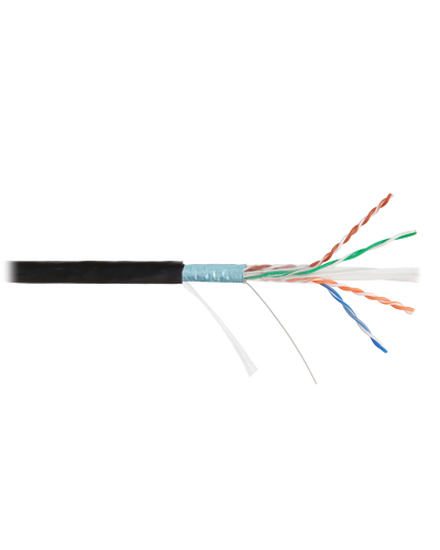 F/UTP 4pair, Cat6, Solid, In/Out, нг(А)-HF (NMC 4240C-BK). Кабель «витая пара» (LAN) для структурированных систем связи. NIKOMAX в Якутске