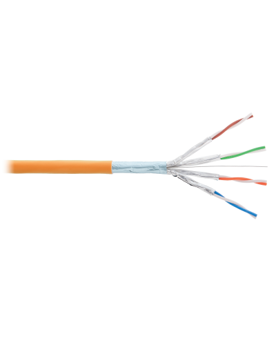 F/FTP 4pair, Cat6a, Solid, In, нг(А)-HF (NMC 4355C-OR). Кабель «витая пара» (LAN) для структурированных систем связи. NIKOMAX в Якутске