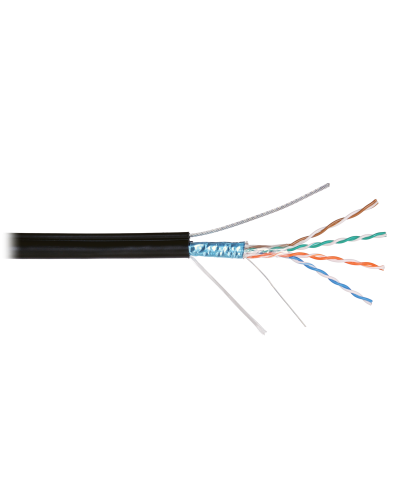 F/UTP 4pair, Cat5e, Solid, Out, SW, PVC (NMC 4905B-BK). Кабель «витая пара» (LAN) для структурированных систем связи. NIKOMAX в Якутске