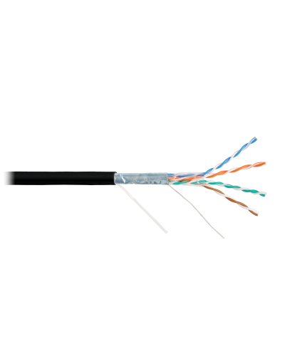 F/UTP 4pair, Cat5e, Solid, In/Out, нг(А)-HF (NMC 9200C-BK). Кабель «витая пара» (LAN) для структурированных систем связи. NIKOMAX в Якутске