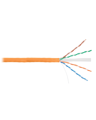 U/UTP 4pair, Cat6, Solid, In, нг(А)-HF (NMC 9140C-OR). Кабель «витая пара» (LAN) для структурированных систем связи. NIKOMAX в Якутске