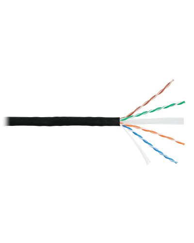 U/UTP 4pair, Cat6, Solid, Out, PVC (NMC 4140B-BK). Кабель «витая пара» (LAN) для структурированных систем связи. NIKOMAX в Якутске