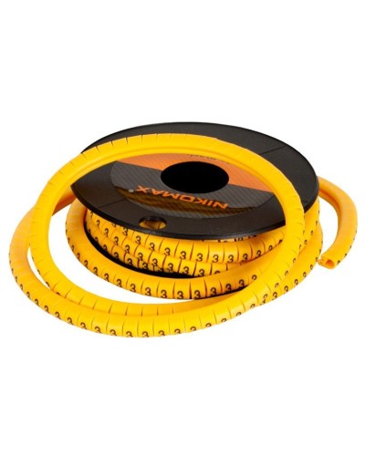NMC-CMR-6-YL-500 (500шт). Маркер кабельный. NIKOMAX в Якутске