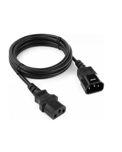 NTSS-PC13142 C13-С14 проводник.:3х0.75мм2 1.8м 220/250В 10А черный. Кабель питания. NTSS в Якутске