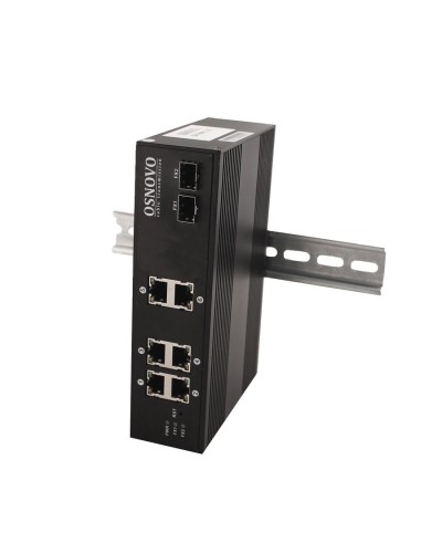 SW-8062/IC. Промышленный PoE коммутатор Gigabit Ethernet на 8 портов. OSNOVO в Якутске