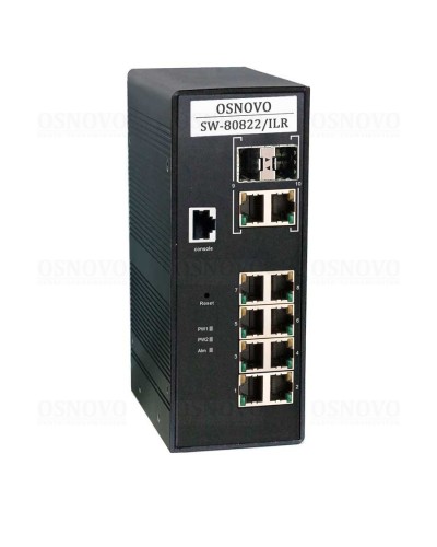 SW-80822/ILR. Коммутатор 10-портовый Gigabit Ethernet с PoE. OSNOVO в Якутске
