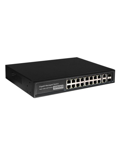 SW-8182/L(300W). Коммутатор 16-портовый  Gigabit Ethernet с PoE. OSNOVO в Якутске