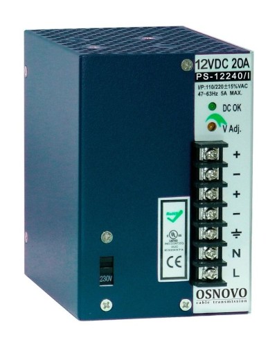 PS-12240/I. Блок питания промышленный. OSNOVO в Якутске