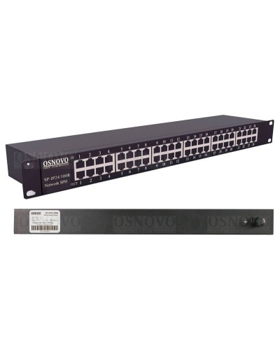 SP-IP24/100R. Устройство грозозащиты цепей Ethernet. OSNOVO в Якутске
