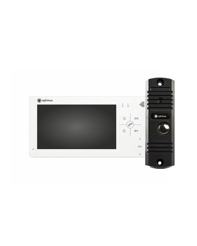 VM-7.0 (w)+ DS-700L (черный). Комплект видеодомофона. Optimus в Якутске